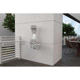Outdoor ezH2O Bottle Filling Station Wall Mount, with Single Fountain Non-Filtered Non-Refrigerated, Black