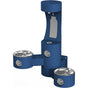 Elkay - Outdoor ezH2O Bottle Filling Station Wall Mount, with Bi-Level Fountain, Non-Filtered Non-Refrigerated, Blue - Blue