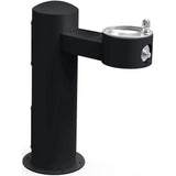 Elkay - Outdoor Fountain Pedestal Non-Filtered, Non-Refrigerated Freeze Resistant Black - Black