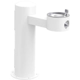 Elkay - Halsey Taylor Endura II Tubular Outdoor Fountain, Pedestal Non-Filtered Non-Refrigerated Freeze Resistant, White - White