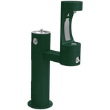 Elkay - Outdoor ezH2O Lower Bottle Filling Station Bi-Level Pedestal, Non-Filtered Non-Refrigerated Freeze Resistant Evergreen - Evergreen