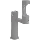 Elkay - Outdoor ezH2O Lower Bottle Filling Station Bi-Level Pedestal, Non-Filtered Non-Refrigerated Gray - Gray