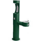 Elkay - Outdoor ezH2O Upper Bottle Filling Station Bi-Level Pedestal, Non-Filtered Non-Refrigerated Freeze Resistant Evergreen - Evergreen