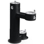 Elkay - Outdoor Fountain Bi-Level Pedestal with Pet Station, Non-Filtered Non-Refrigerated, Freeze Resistant, Black - Black
