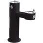 Elkay - Outdoor Fountain Bi-Level Pedestal Non-Filtered, Non-Refrigerated Freeze Resistant Black - Black