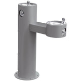 Elkay - Outdoor Fountain Bi-Level Pedestal Non-Filtered, Non-Refrigerated Freeze Resistant Gray - Gray