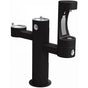 Elkay - Outdoor ezH2O Lower Bottle Filling Station Tri-Level Pedestal, Non-Filtered Non-Refrigerated FR Black - Black