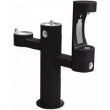 Elkay - Outdoor ezH2O Lower Bottle Filling Station Tri-Level Pedestal, Non-Filtered Non-Refrigerated Black - Black