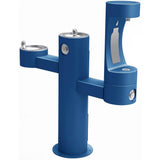 Elkay - Outdoor ezH2O Lower Bottle Filling Station Tri-Level Pedestal, Non-Filtered Non-Refrigerated FR Blue - Blue