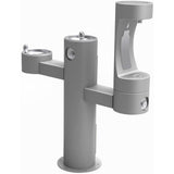 Elkay - Outdoor ezH2O Lower Bottle Filling Station Tri-Level Pedestal, Non-Filtered Non-Refrigerated FR Gray - Gray