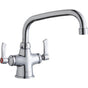 Elkay - DECK MNT 1HOLE, AT 8IN SPT, LVR HNDL, 2IN - Chrome