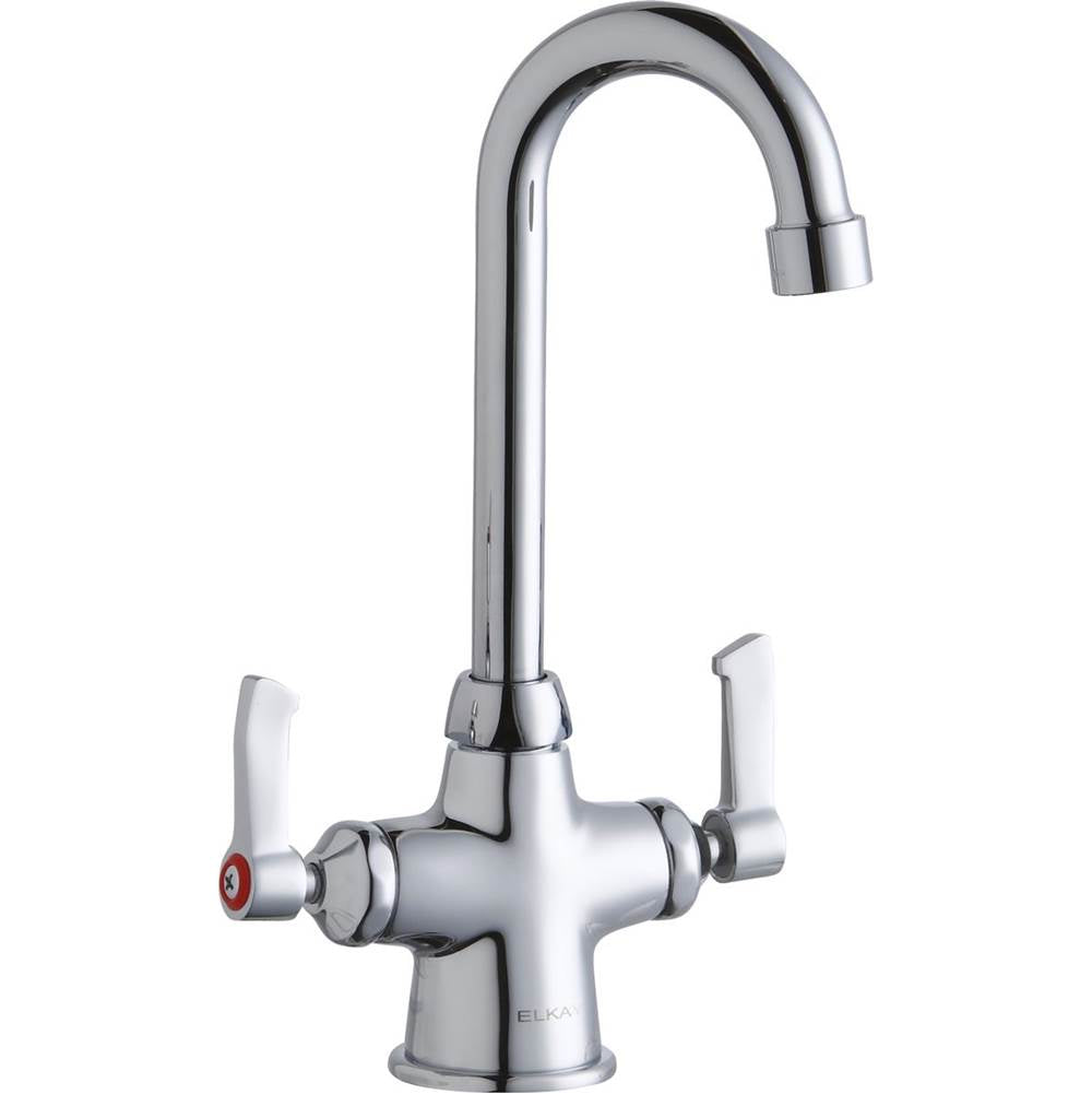 Elkay - DECK MNT 1HOLE, GN 4IN SPT, LVR HNDL, 2IN - Chrome