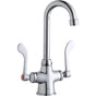 Elkay - DECK MNT 1HOLE, GN 4IN SPT, 1PC WRIST BLD HNDL, 4IN - Chrome