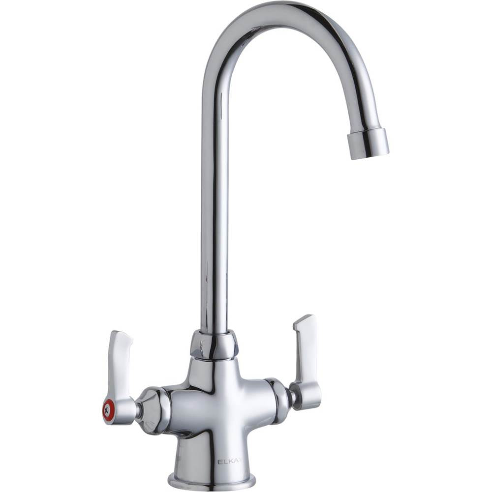 Elkay - DECK MNT 1HOLE, GN 5IN SPT, LVR HNDL, 2IN - Chrome