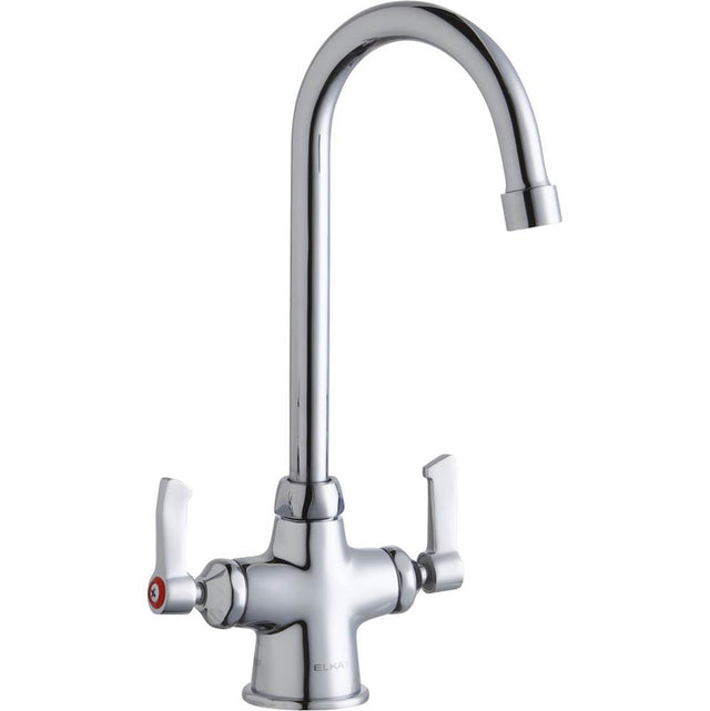 Elkay - DECK MNT 1HOLE, GN 5IN SPT, LVR HNDL, 2IN - Chrome