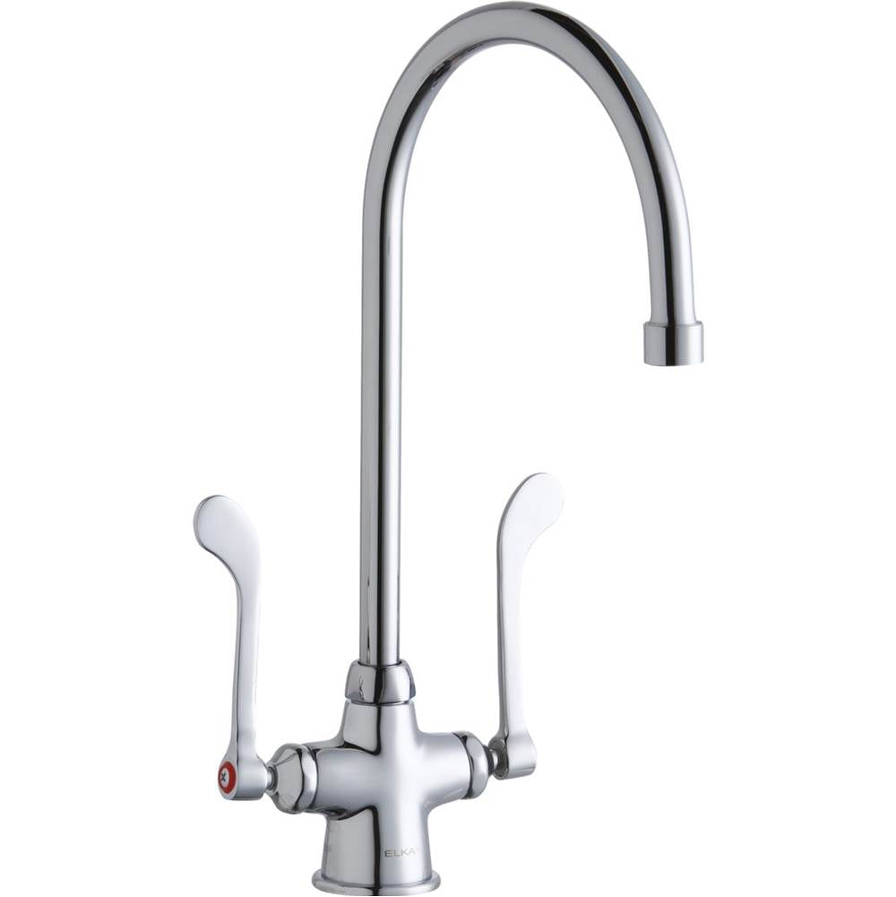 Elkay - DECK MNT 1HOLE, GN 8IN SPT, 1PC WRIST BLD HNDL, 6IN - Chrome