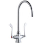 Elkay - DECK MNT 1HOLE, GN 8IN SPT, 1PC WRIST BLD HNDL, 6IN - Chrome