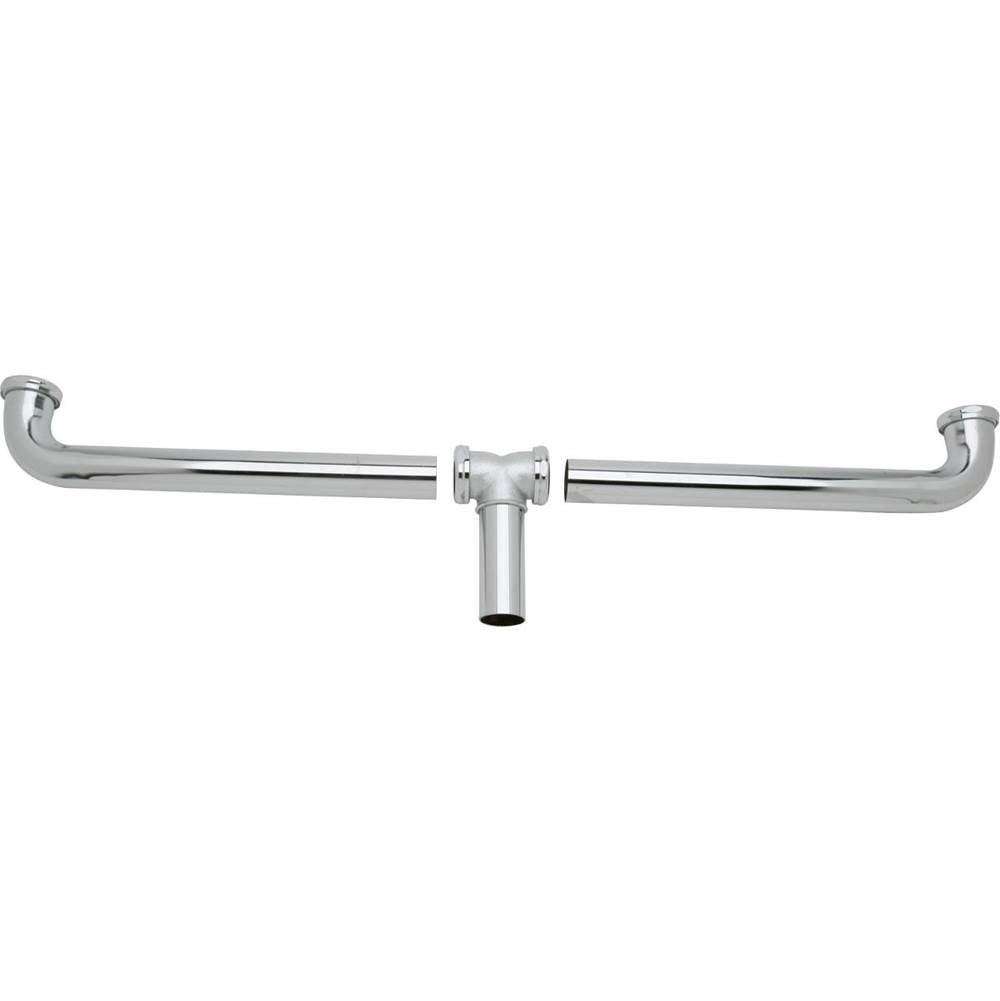 Elkay - Drain Fitting Center Outlet for Double Bowl Sinks - Chrome