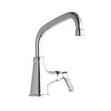 Elkay - DECK MNT 1HOLE, AT 8IN SPT, LVR HNDL, 2IN - Chrome