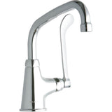 Elkay - DECK MNT 1HOLE, AT 8IN SPT, 1PC WRIST BLD HNDL, 6IN - Chrome