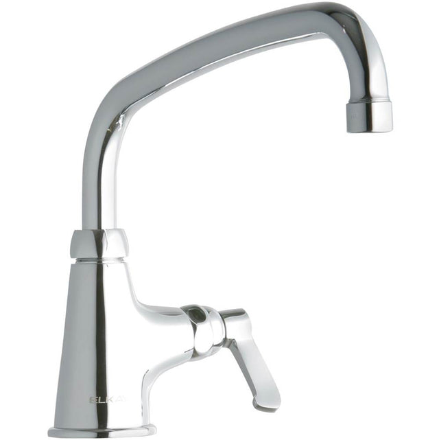 Elkay - DECK MNT 1HOLE, AT 10IN SPT, LVR HNDL, 2IN - Chrome
