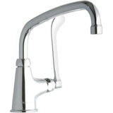 Elkay - DECK MNT 1HOLE, AT 10IN SPT, 1PC WRIST BLD HNDL, 6IN - Chrome