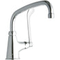 Elkay - DECK MNT 1HOLE, AT 10IN SPT, 1PC WRIST BLD HNDL, 6IN - Chrome