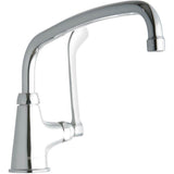 Elkay - DECK MNT 1HOLE, AT 12IN SPT, 1PC WRIST BLD HNDL, 6IN - Chrome