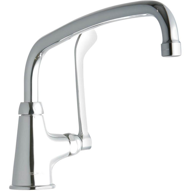 Elkay - DECK MNT 1HOLE, AT 12IN SPT, 1PC WRIST BLD HNDL, 6IN - Chrome