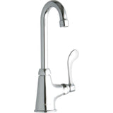 Elkay - DECK MNT 1HOLE, GN 4IN SPT, 1PC WRIST BLD HNDL, 4IN - Chrome