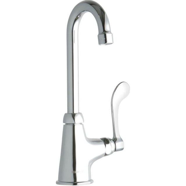 Elkay - DECK MNT 1HOLE, GN 4IN SPT, 1PC WRIST BLD HNDL, 4IN - Chrome
