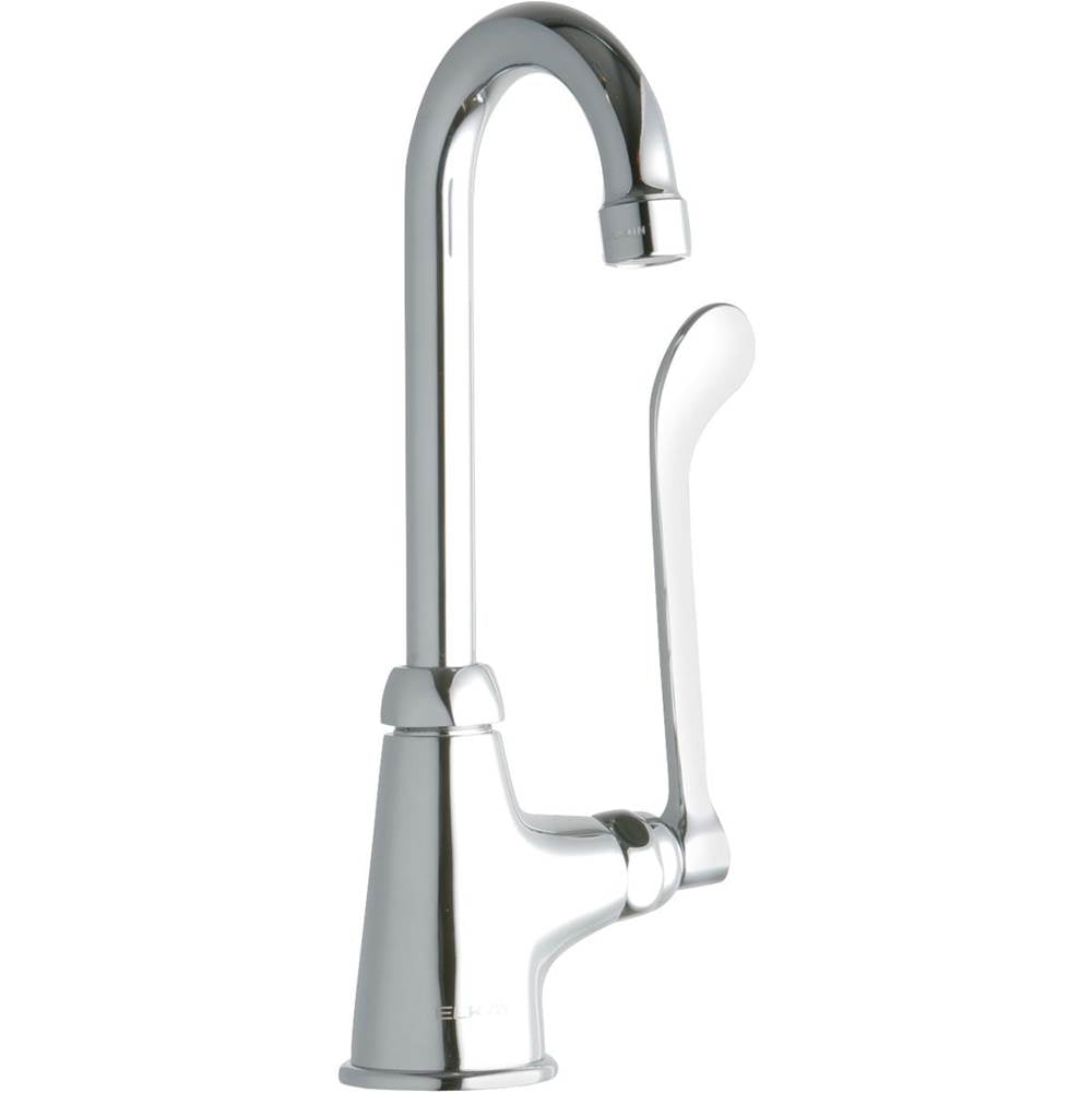 Elkay - DECK MNT 1HOLE, GN 4IN SPT, 1PC WRIST BLD HNDL, 6IN - Chrome