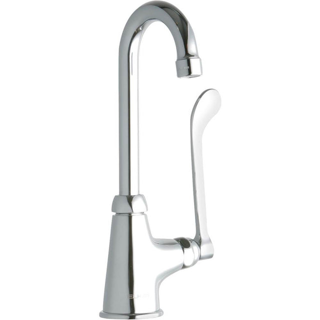 Elkay - DECK MNT 1HOLE, GN 4IN SPT, 1PC WRIST BLD HNDL, 6IN - Chrome