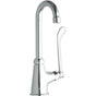 Elkay - DECK MNT 1HOLE, GN 4IN SPT, 1PC WRIST BLD HNDL, 6IN - Chrome