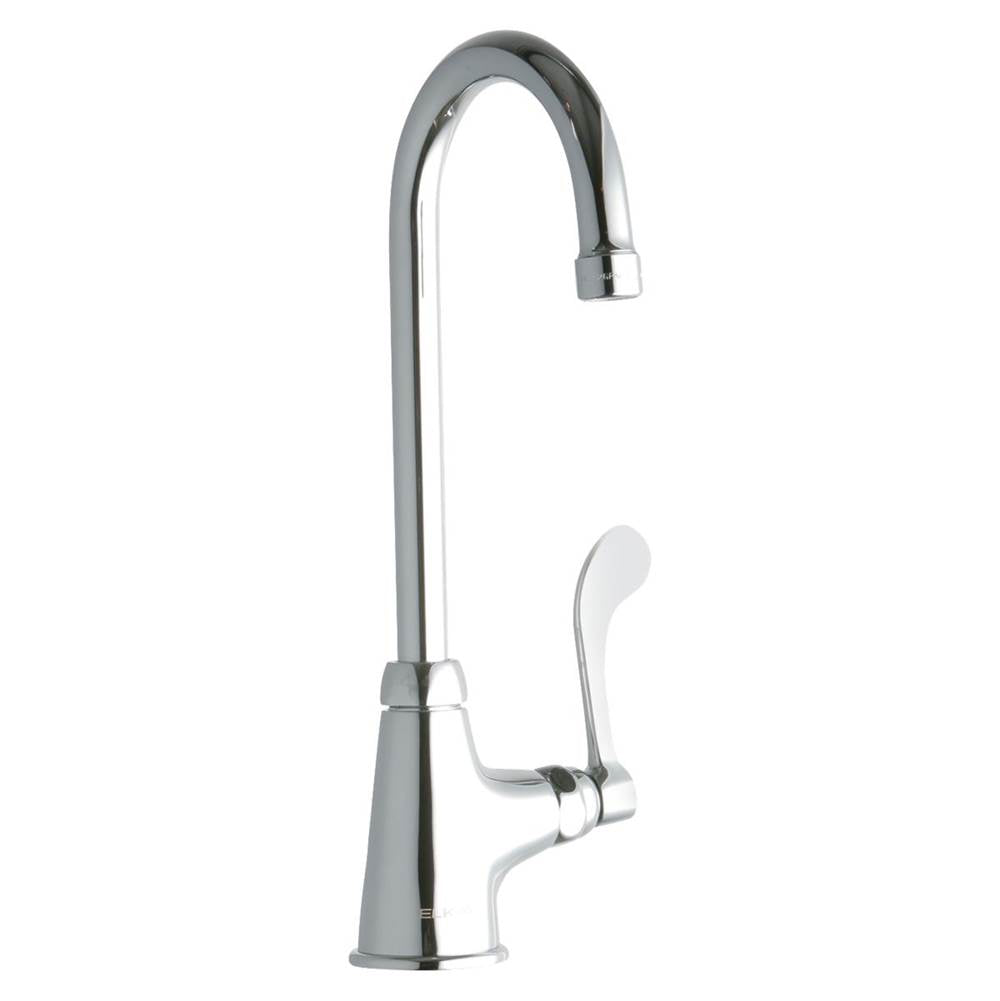 Elkay - DECK MNT 1HOLE, GN 5IN SPT, 1PC WRIST BLD HNDL, 4IN - Chrome