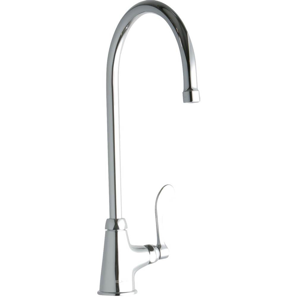 Elkay - DECK MNT 1HOLE, GN 8IN SPT, 1PC WRIST BLD HNDL, 4IN - Chrome