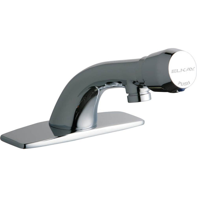 Elkay - FAUCET MTRD  DECK MNTD SNGL W/ COVER - Chrome