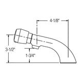 FAUCET MTRD DECK MNTD SNGL HOLE