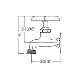 CHROME FCT HOSE END