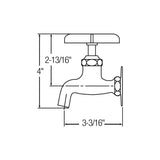 CHROME FAUCET PLAIN END
