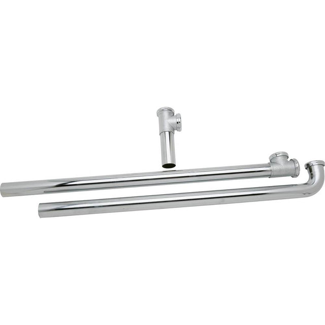 Elkay - Drain Fitting end Outlet for Triple Bowl Sinks with Aligned Drains - Chrome