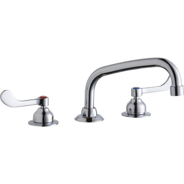 Elkay - DECK MNT WS, AT 8IN SPT, 1PC WRIST BLD HNDL, 4IN - Chrome