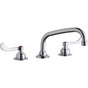 Elkay - DECK MNT WS, AT 8IN SPT, 1PC WRIST BLD HNDL, 4IN - Chrome