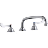 Elkay - DECK MNT WS, AT 10IN SPT, 1PC WRIST BLD HNDL, 4IN - Chrome