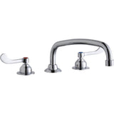 Elkay - DECK MNT WS, AT 12IN SPT, 1PC WRIST BLD HNDL, 4IN - Chrome