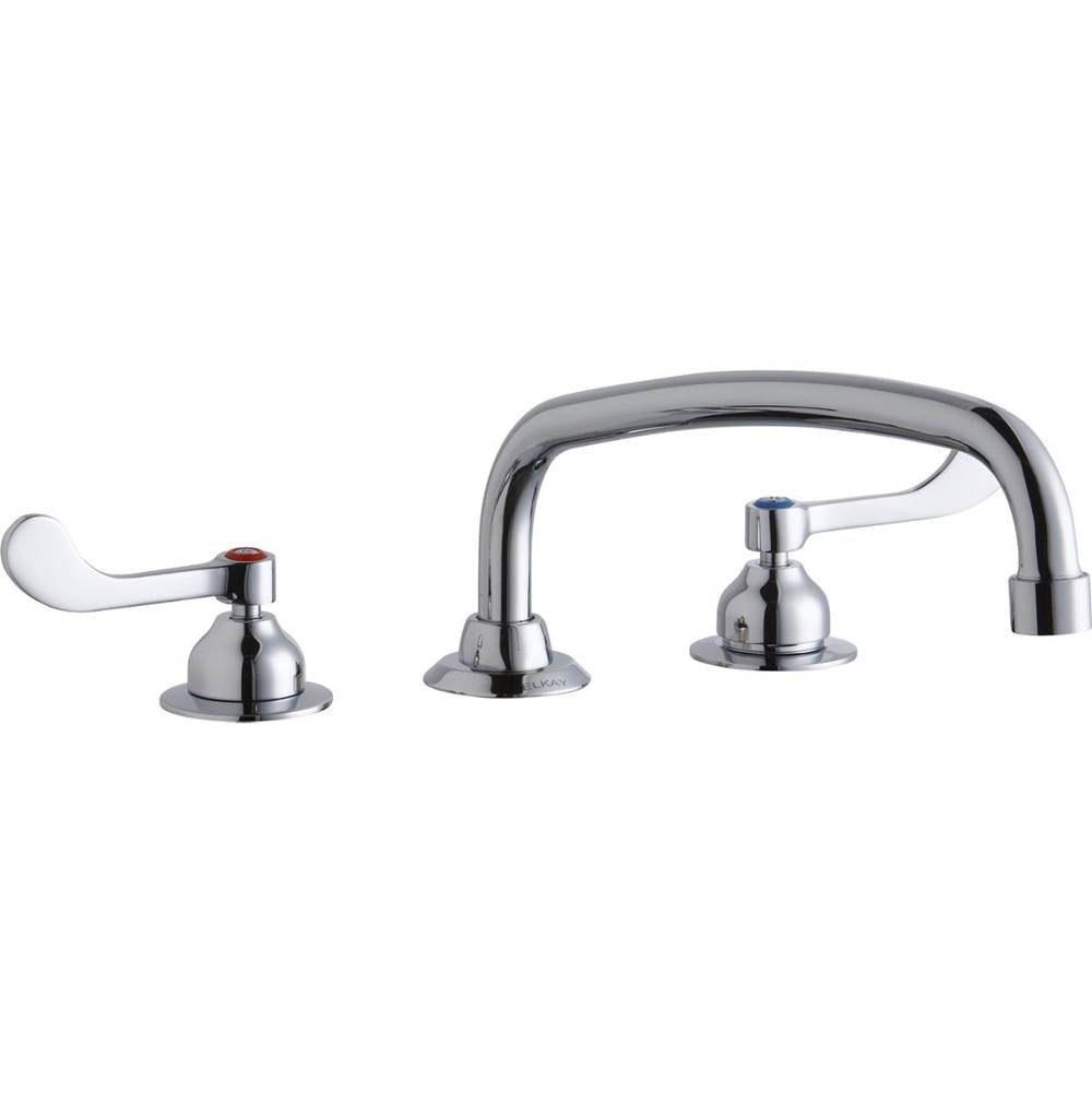 Elkay - DECK MNT WS, AT 12IN SPT, 1PC WRIST BLD HNDL, 4IN - Chrome