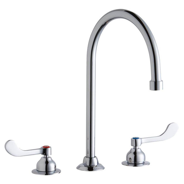 Elkay - DECK MNT WS, GN 8IN SPT, 1PC WRIST BLD HNDL, 4IN - Chrome