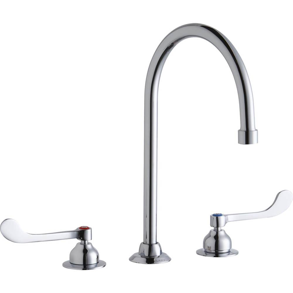 Elkay - DECK MNT WS, GN 8IN SPT, 1PC WRIST BLD HNDL, 6IN - Chrome