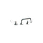 Elkay - DECK MNT WS, TUBE 8IN SPT, 1PC WRIST BLD HNDL, 4IN - Chrome