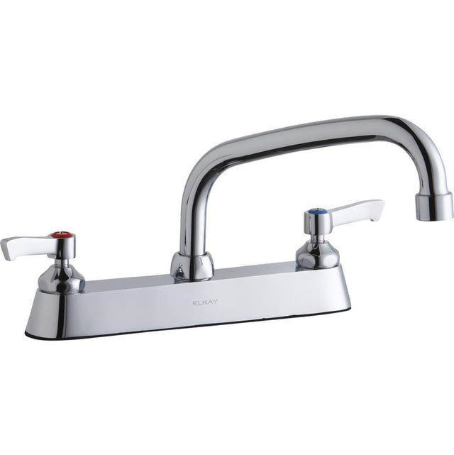 Elkay - DECK MNT CONCEAL WS, AT 8IN SPT, LVR HNDL, 2IN - Chrome